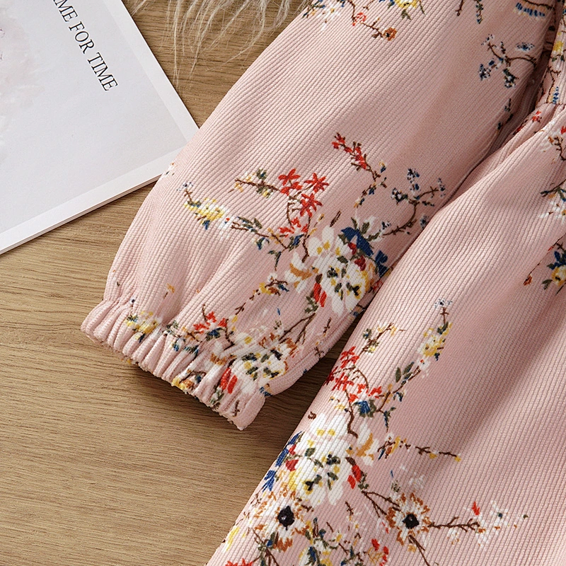 girl child dress cotton girl dress floral casual dresses for teen girls