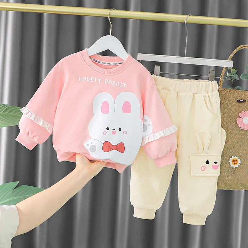 kids girls clothing sets long sleeve baby girls' clothing sets