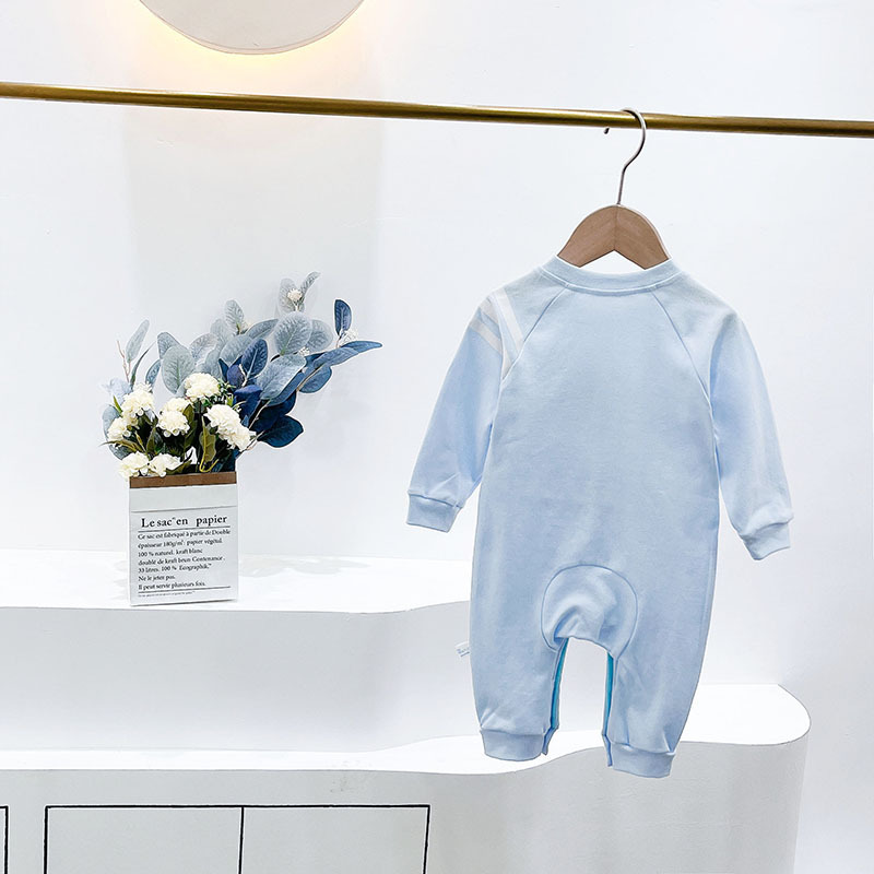 cotton knit baby romper