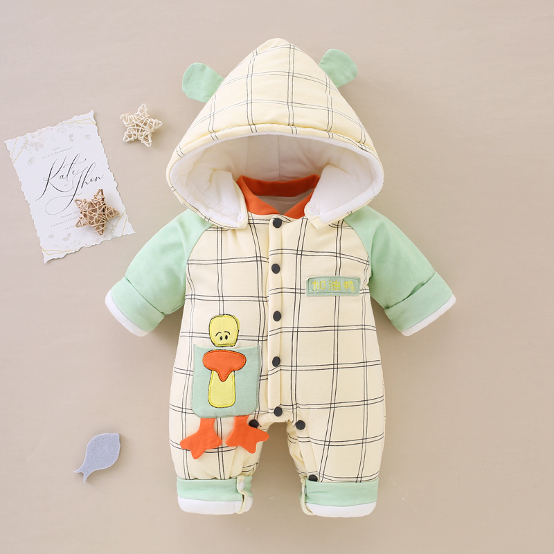 fashionable baby boy romper winter romper baby boy romper cotton boys hooded rompers baby girl boy rompers