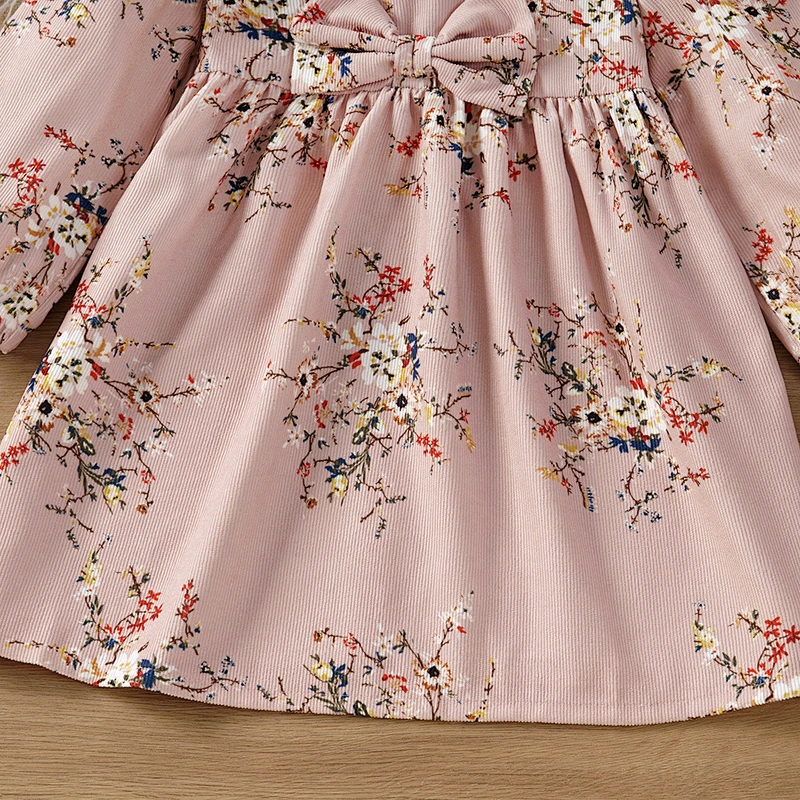 girl child dress cotton girl dress floral casual dresses for teen girls