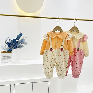 new born baby boy rompers baby romper beige