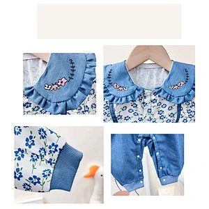 Cute baby rompers for girls cotton baby romper