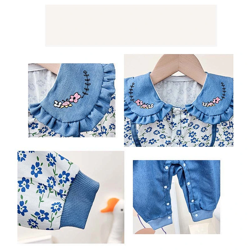 Cute baby rompers for girls cotton baby romper