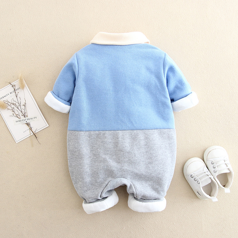 winter romper baby boy winter jacket romper newborn boy romper toddler boy romper winter knitted romper