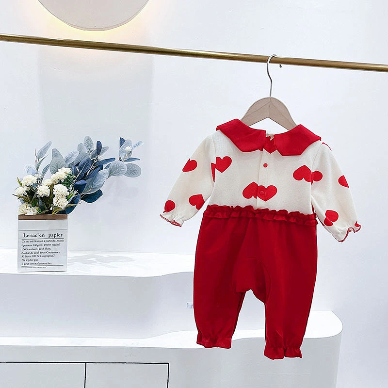 Fashion newborn baby girl rompers