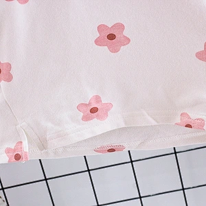 baby girl print clothes set