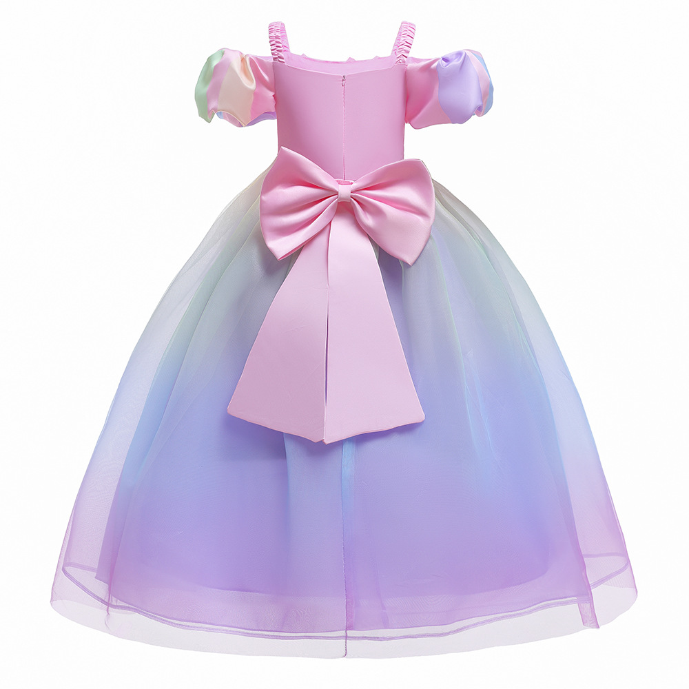 girls pink color dress