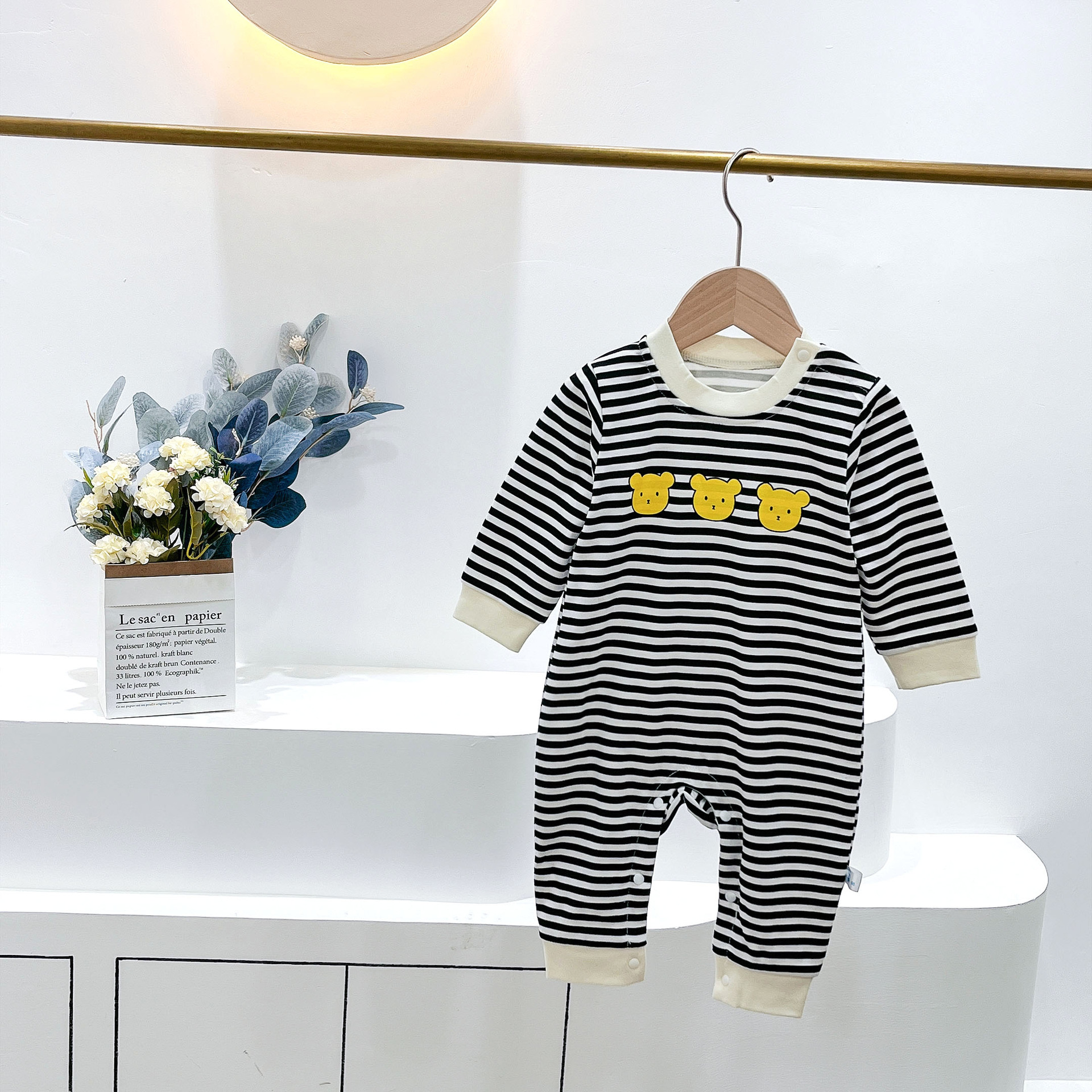 designed baby romper