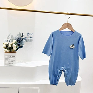 Multiple choice color long sleeve baby romper