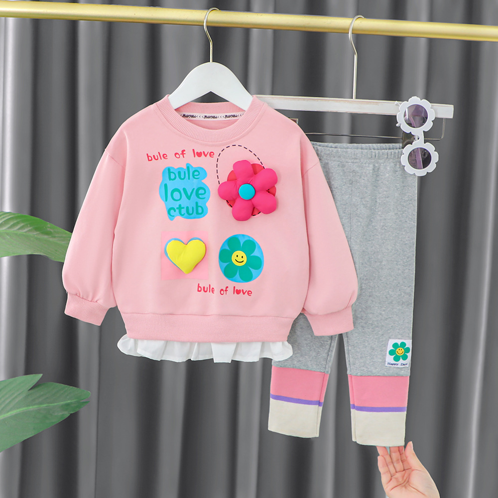 newborn girls pink white clothes set