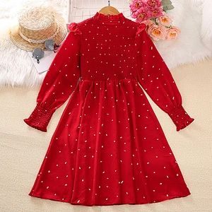 girl dress autumn pink girls dresses cotton girls dress wholesale latest girls dresses
