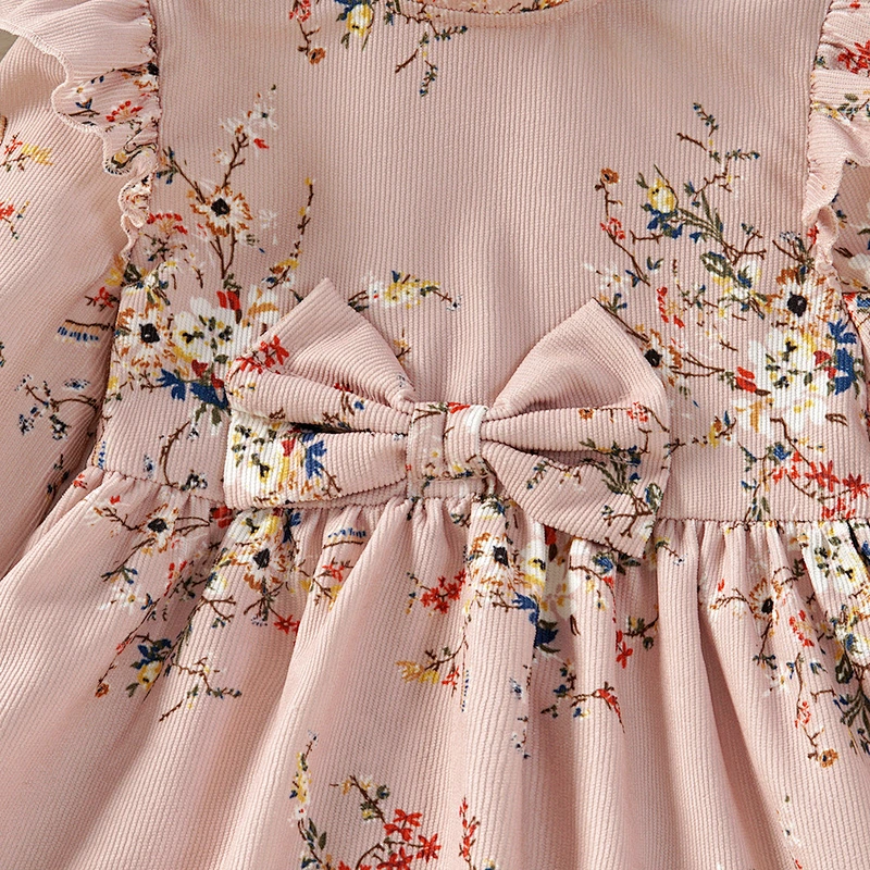 girl child dress cotton girl dress floral casual dresses for teen girls