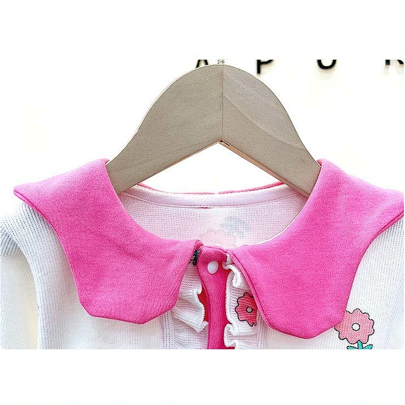 Fall born baby girl romper