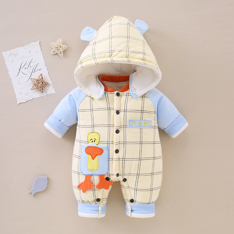 fashionable baby boy romper winter romper baby boy romper cotton boys hooded rompers baby girl boy rompers