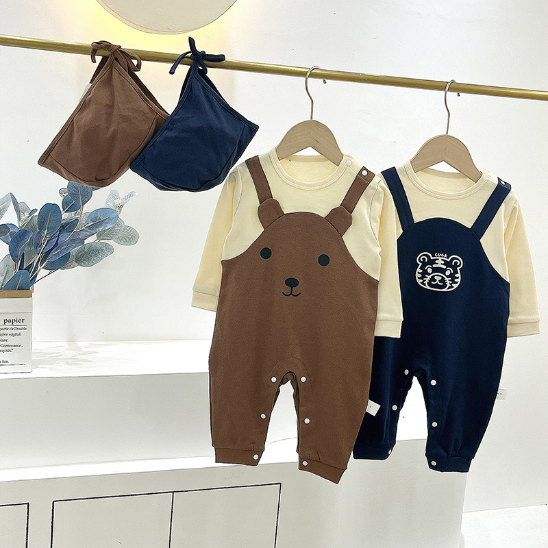 autumn baby romper set