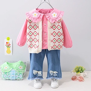3pcs set clothes for baby girls' clothing sets baby clothes sets clothing