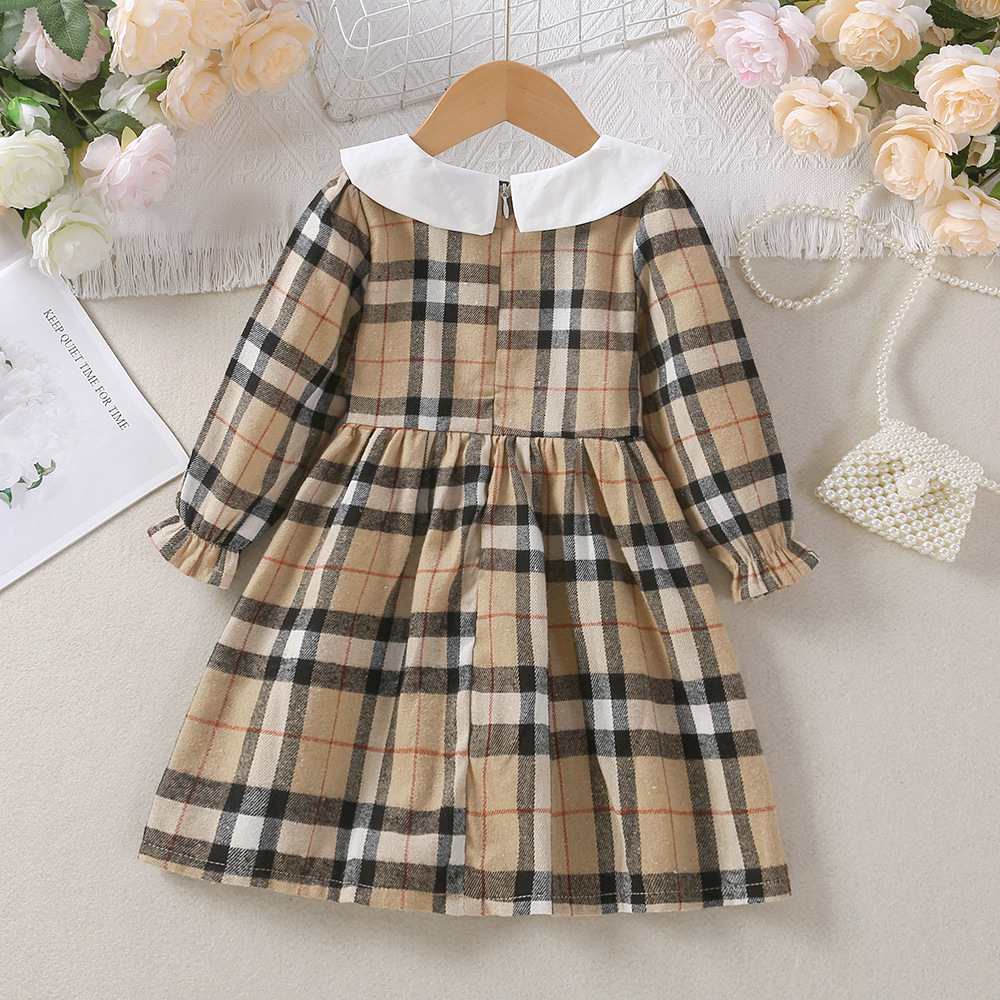 plaid girl dresses