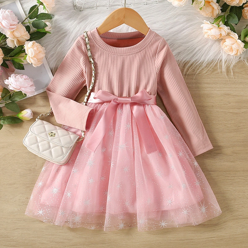 spring girls dress puffy dresses for girls normal dress 9years girls dress