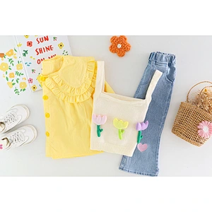 baby clothing for girl infants clothes sets 2 tops+pants