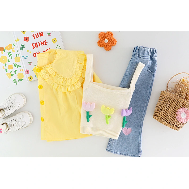 baby clothing for girl infants clothes sets 2 tops+pants