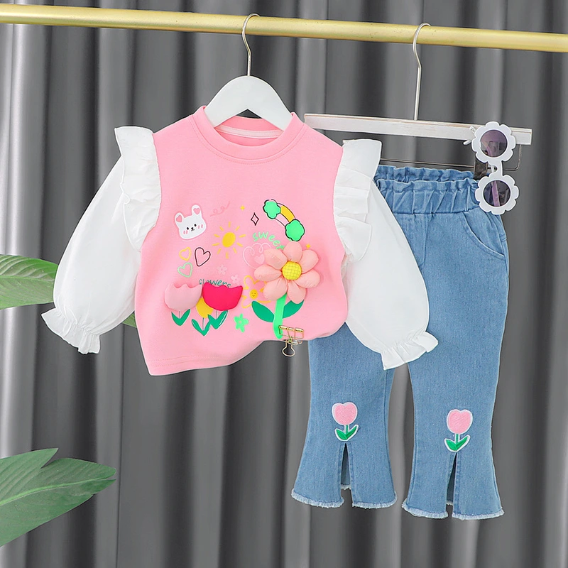 kids girls clothing sets wholesale autumn winter baby girl clothing sets