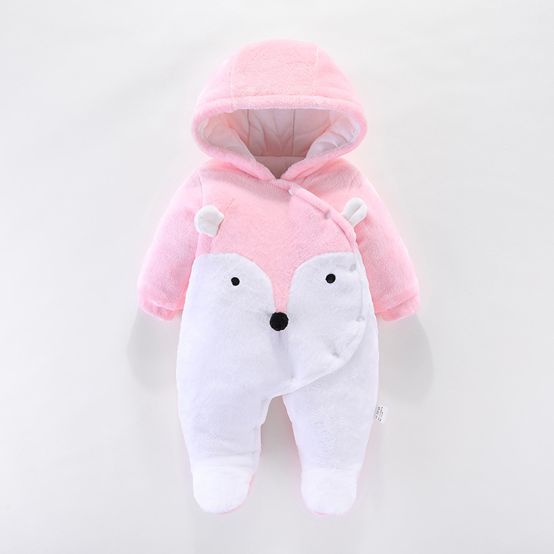 babies padded winter romper