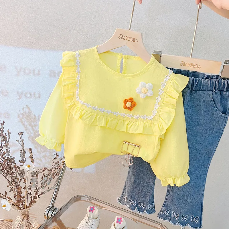 clothes girls sets baby girl long sleeve clothes set