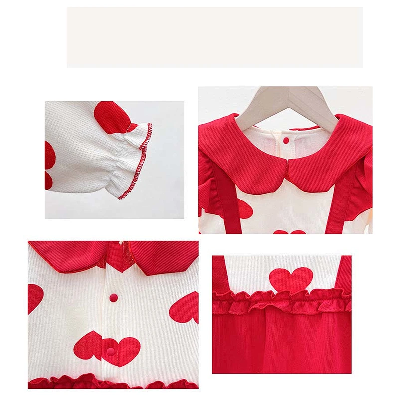 Fashion newborn baby girl rompers