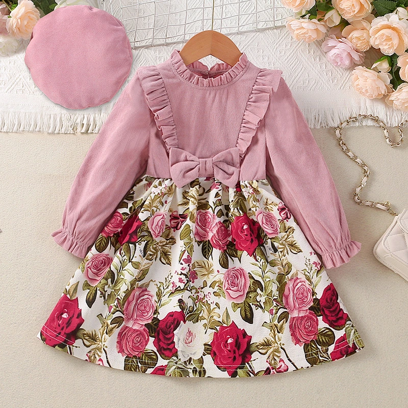 flower girls dresses full sleeve dress for little girl girls dress set
