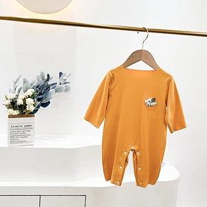 Multiple choice color long sleeve baby romper