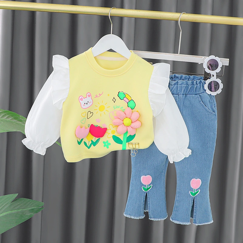 kids girls clothing sets wholesale autumn winter baby girl clothing sets