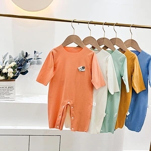Multiple choice color long sleeve baby romper
