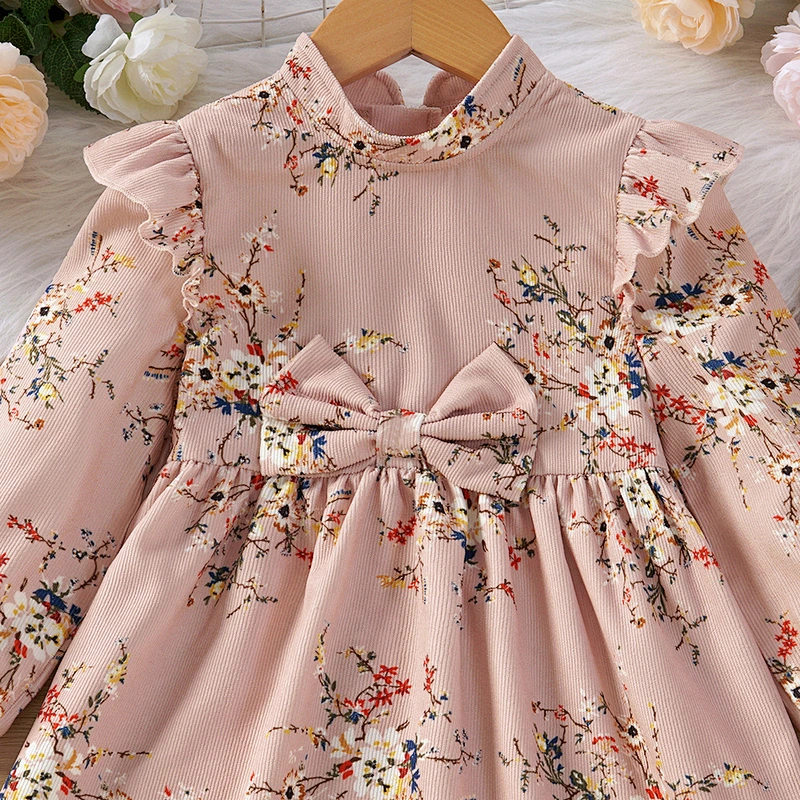 girl child dress cotton girl dress floral casual dresses for teen girls