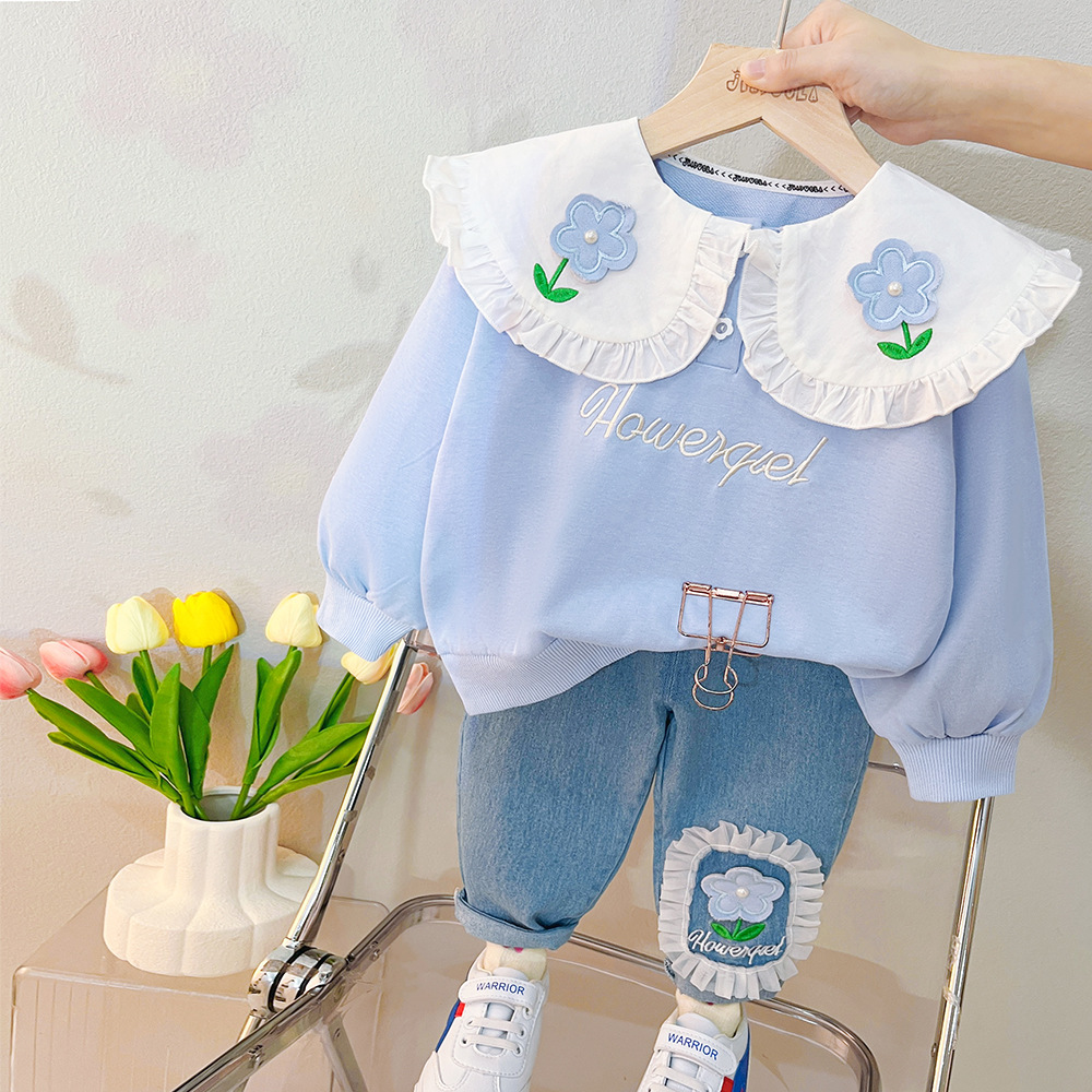 baby girl knit clothing set