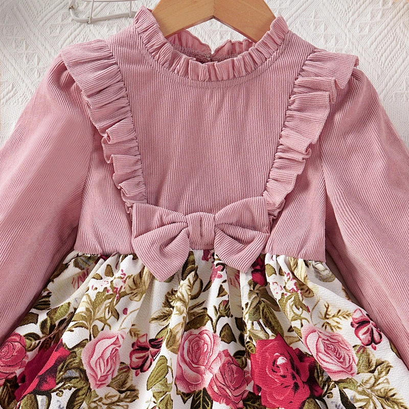 flower girls dresses full sleeve dress for little girl girls dress set