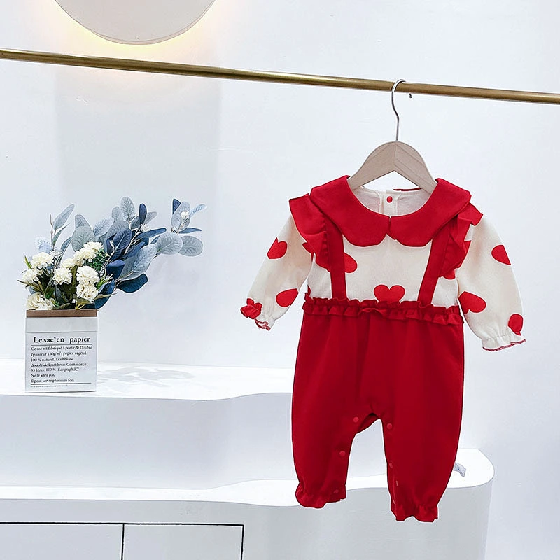 Fashion newborn baby girl rompers