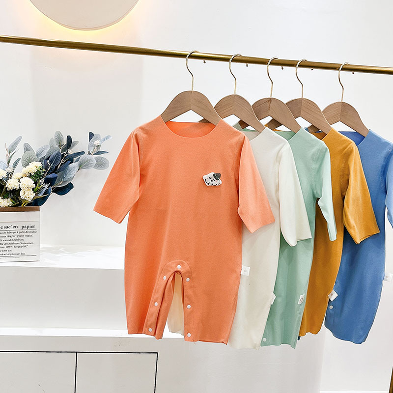 long sleeve baby romper