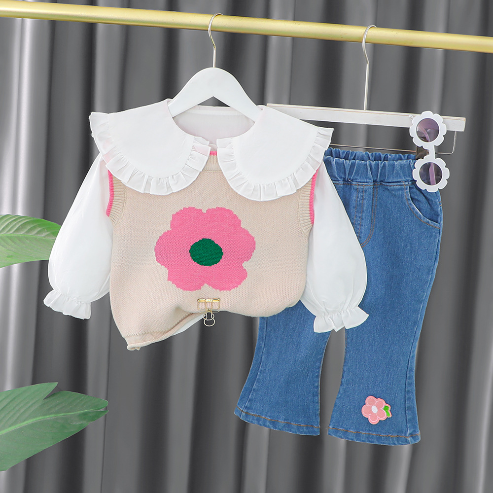 knit set girl clothes