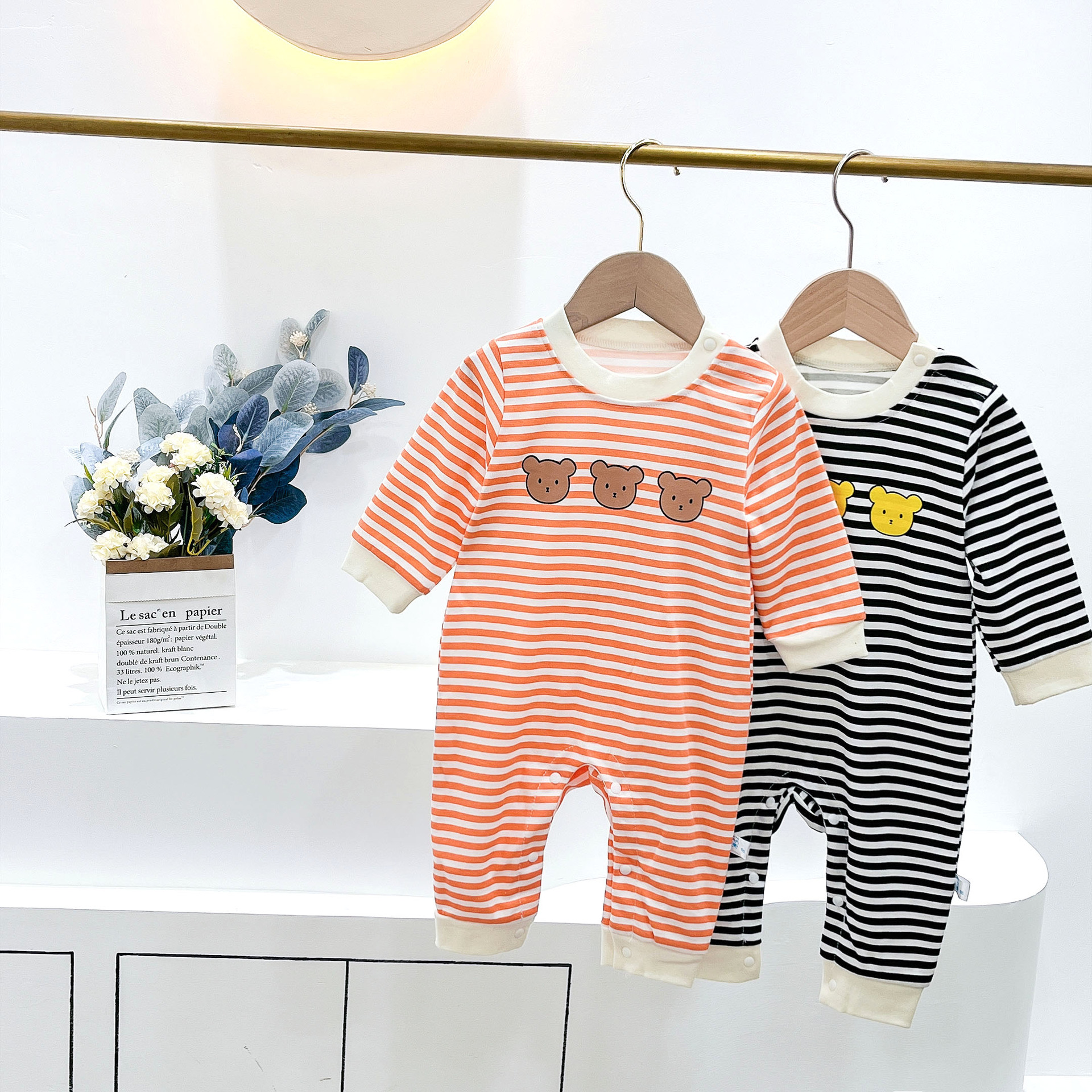 designed baby romper