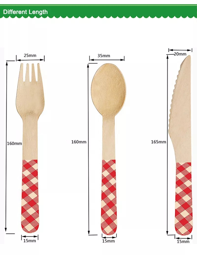wood disposable utensils,