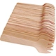 Disposable wooden sporks