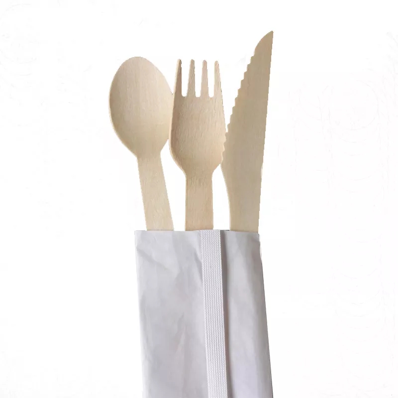 wooden cutlery set