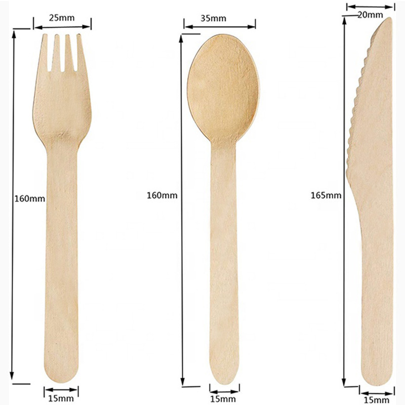 wooden disposable tableware
