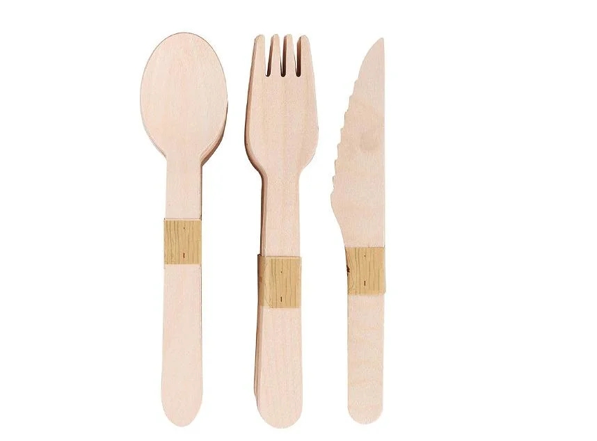 disposable spoon and fork