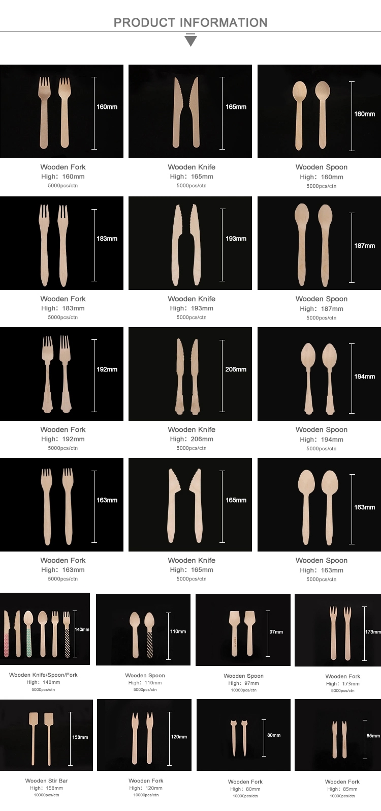 wooden sporks