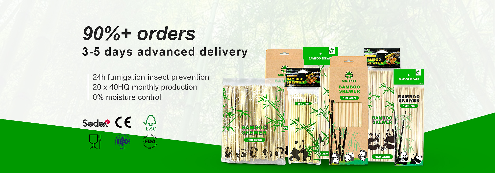 bamboo skewers