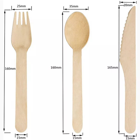 disposable wooden spoons