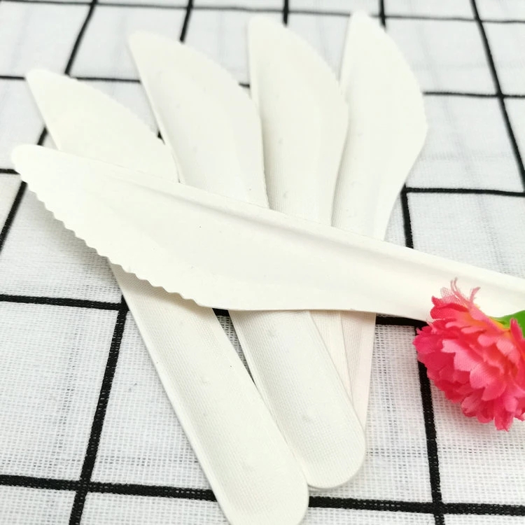 Bagasse Fork Knife Spoon Cutlery
