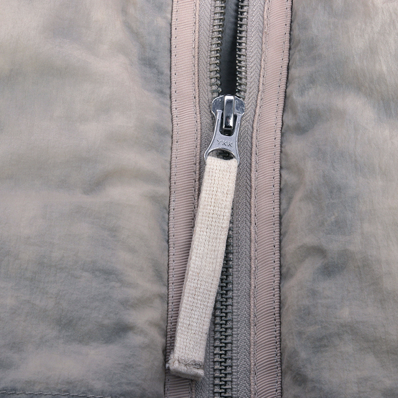 oem utility puffer jacket manufacturer product view zipper details